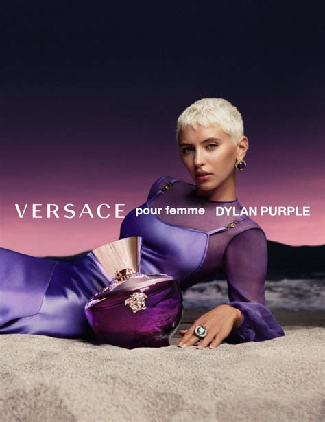 versace dylan purple ad|Dylan Purple with Iris Law .